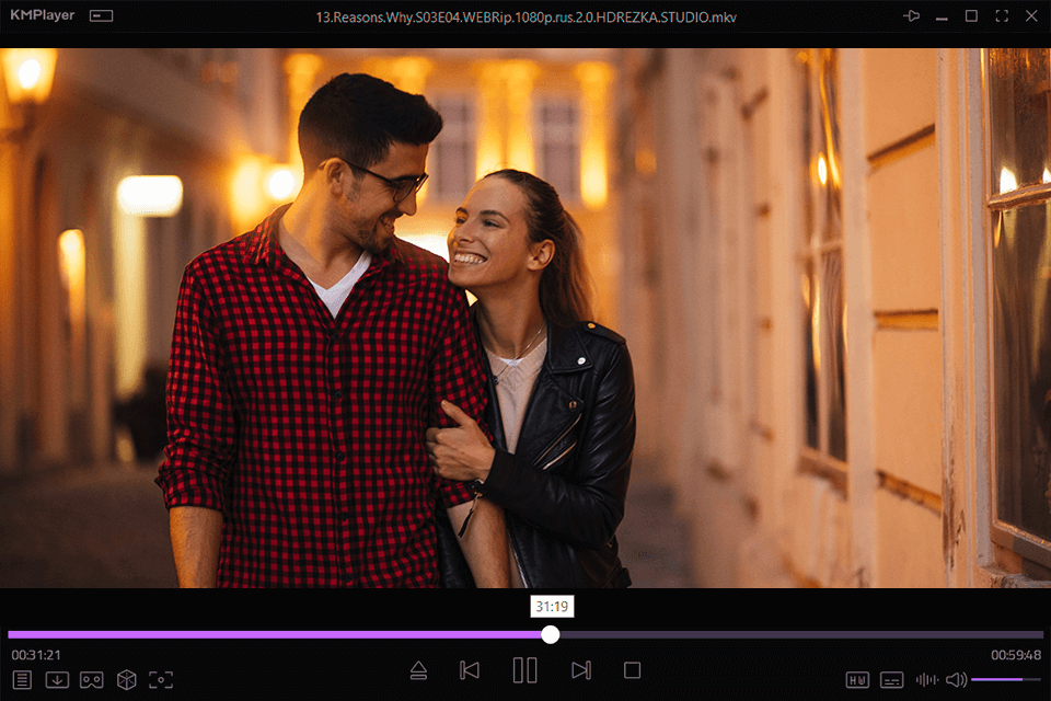 kmplayer 4k video player interface